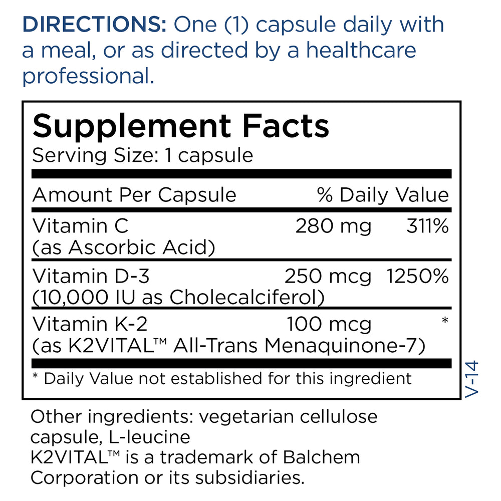 Vitamin D-3 10,000 IU with Vitamin K2